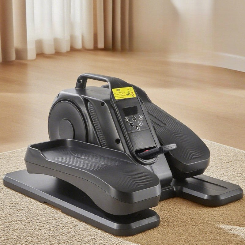 Step machine on a wooden floor with a neutral background