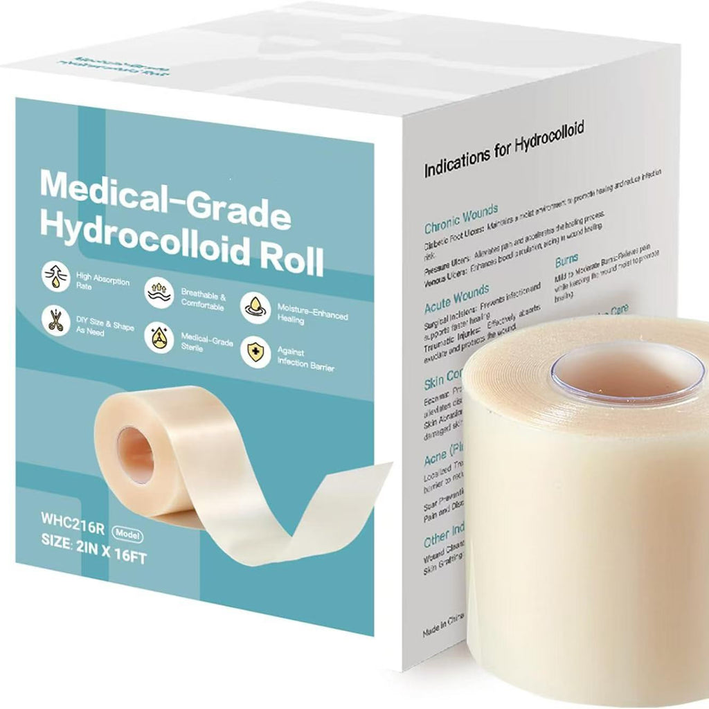 Cross-Border Hydrocolloid Dressing Roll Wound Care Dressing Absorbent Exudate Band-Aid Hydrocolloid Roll